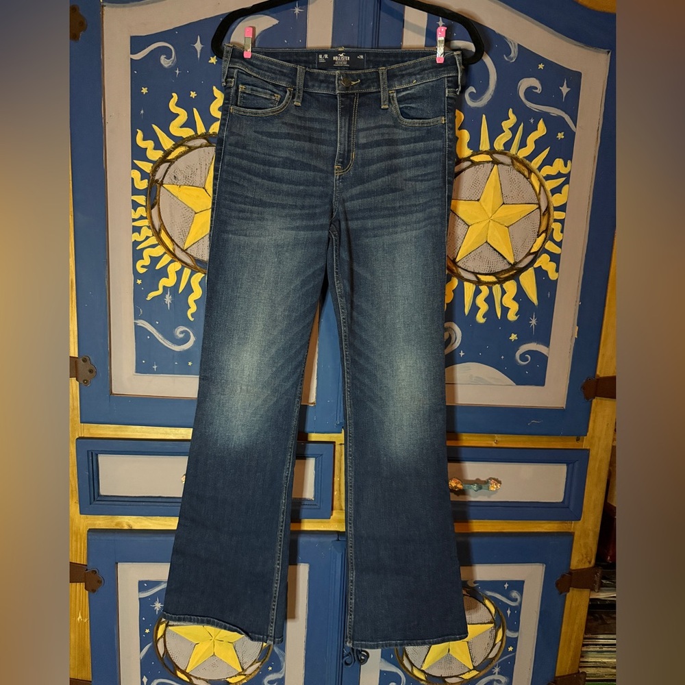 Hollister Dark Blue Flare Jeans